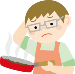 料理が苦手な男性